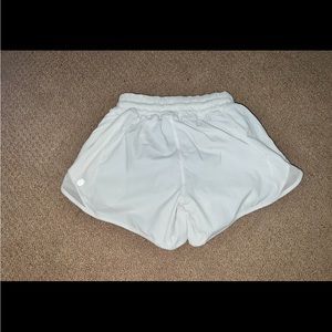 I am selling white Lululemon shorts!